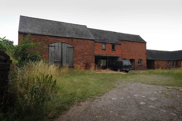 A Woodside Farm building, on Vicarage Road