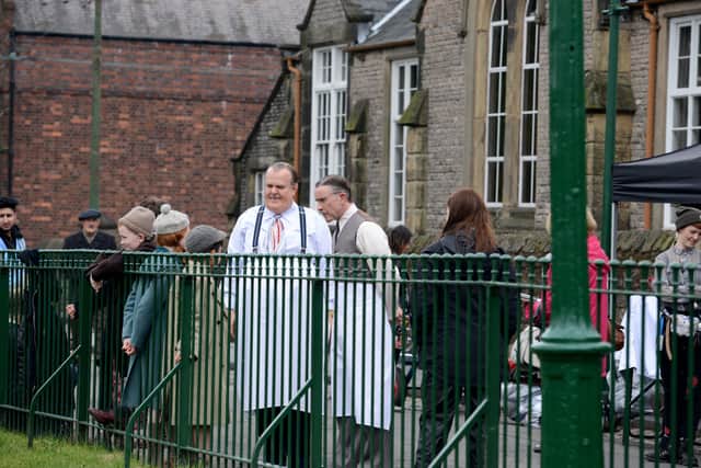 Visitors were able to enter the museum, but were unable to go in to the 1930s street