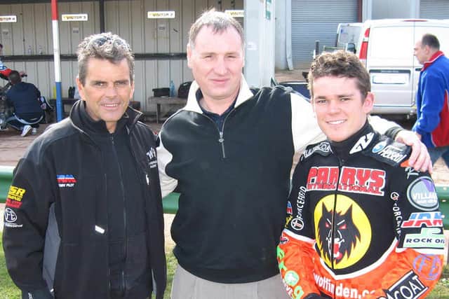 Tai Woffinden (right) lost his father Rob (left) who was also a speedway racer, at just 19 years of age.