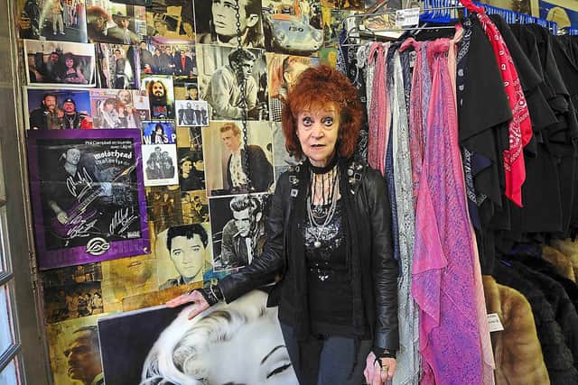 Trisha inside her treasure trove of a shopping experience