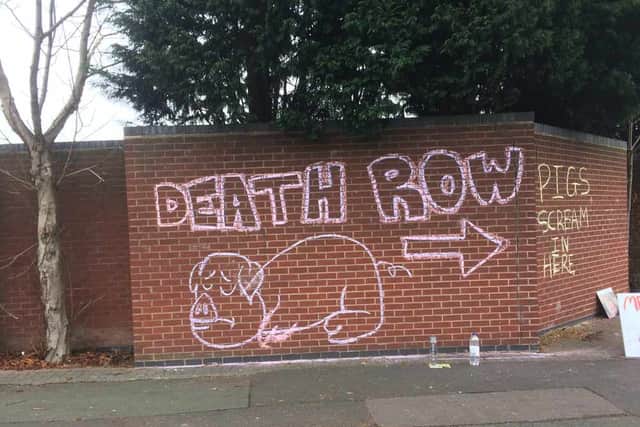 More chalk markings outside FA Gills