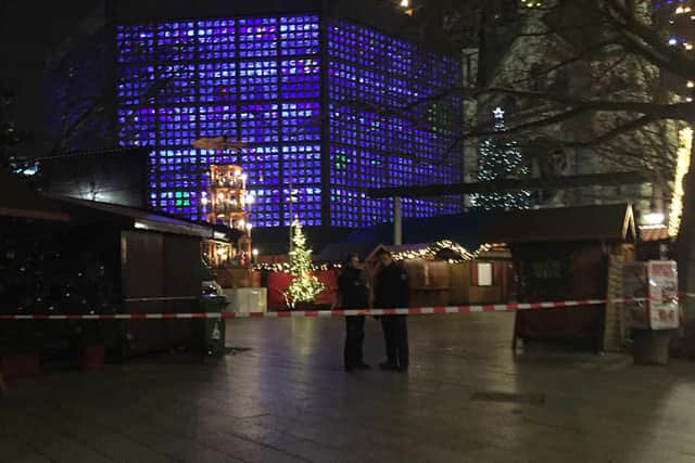 The scene on the Kurf?rstendamm, Berlin (Claire Hayhurst/PA Wire)