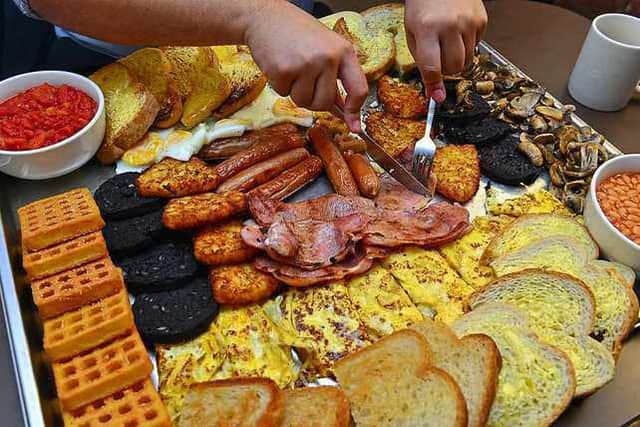 The 8 It All Challenge is now the Monster Breakfast Challenge, but still just as difficult to conquer