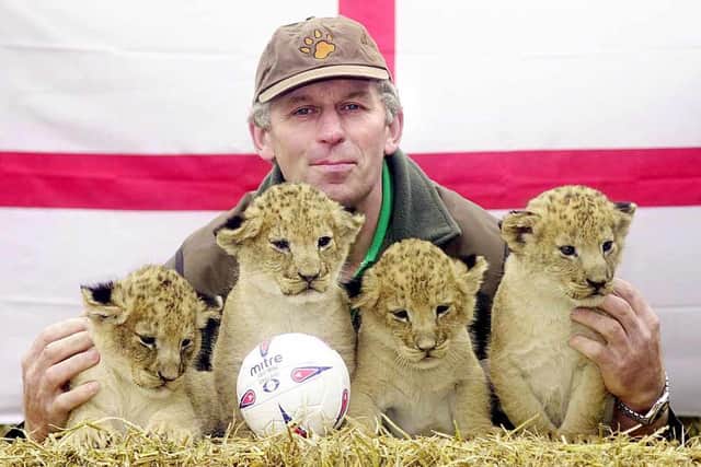 Bob named four lion cubs after David Beckham, Michael Owen, Paul Scholes and Emile Heskey during the 2002 World Cup