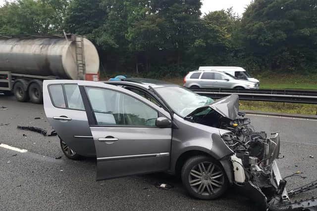 Rush hour gridlock on the M5 and M6 in the West Midlands after multi ...
