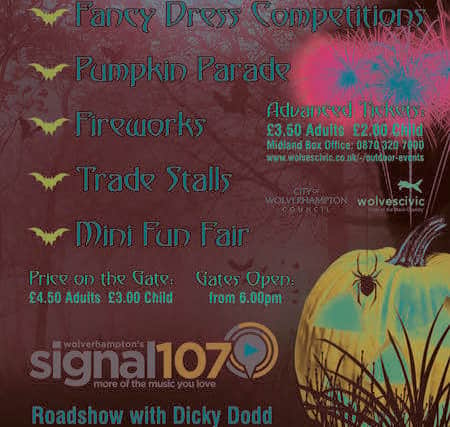 Halloween at Hickman Park flyer