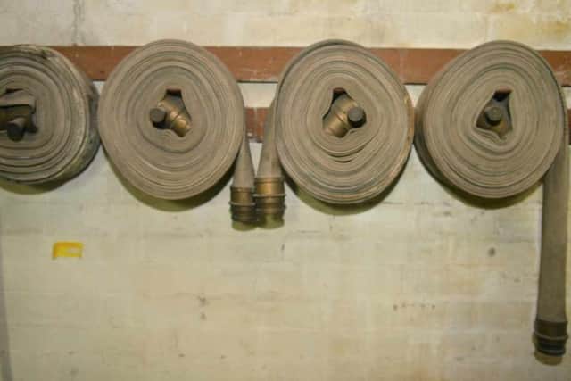 Old fire hoses left in the station