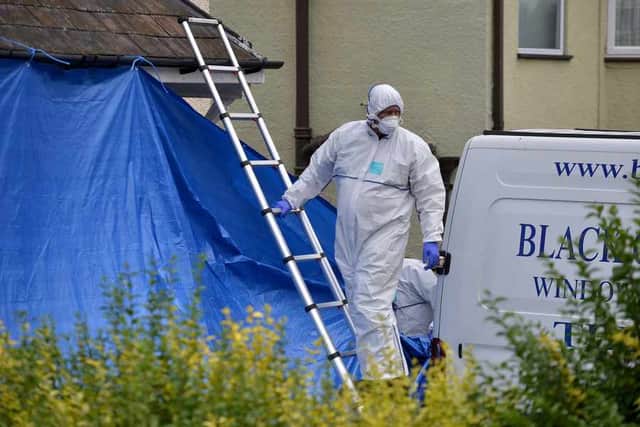 A Black Country Glazing van was parked in front of the house