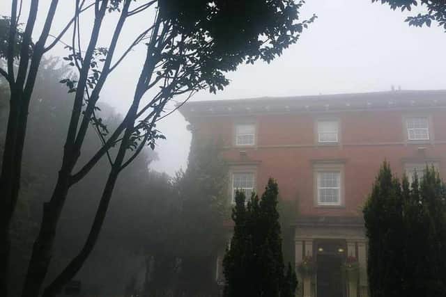 Fog covered much of the region on Thursday morning, including Rodbaston Campus of South Staffordshire College. Photo: Jayne Hill
