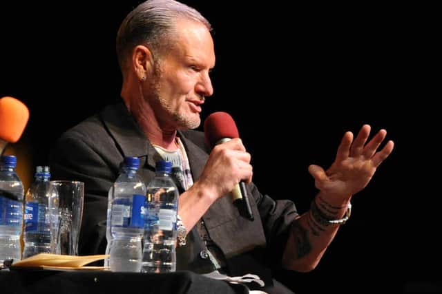 Paul Gascoigne on stage