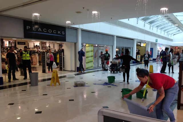 The scene in the Wulfrun Centre Picture: @nataliedean27