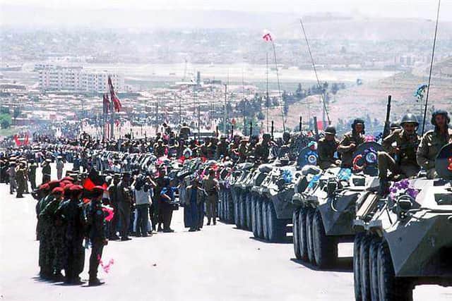 War zone - the Russians had invaded Afghanistan as Roger arrived in the country