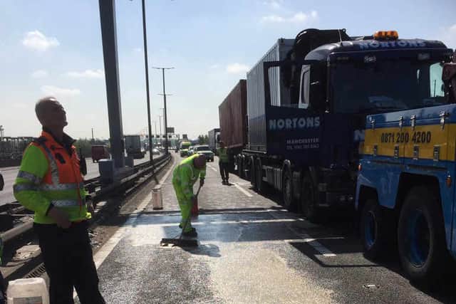 This @CMPG picture showed the clean-up in progress