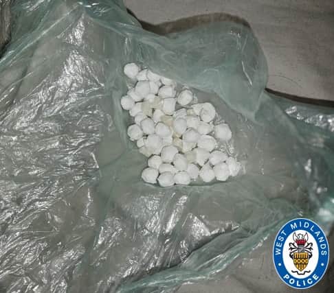 Police arrested a man in his 30s at an address in Birmingham after a significant amount of suspected class A drugs were seized