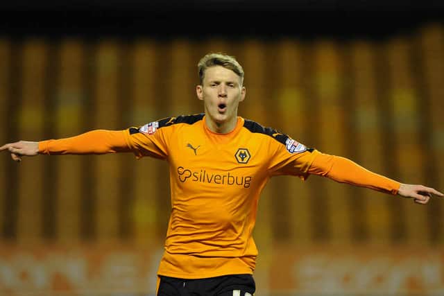 Mason celebrates his debut goal