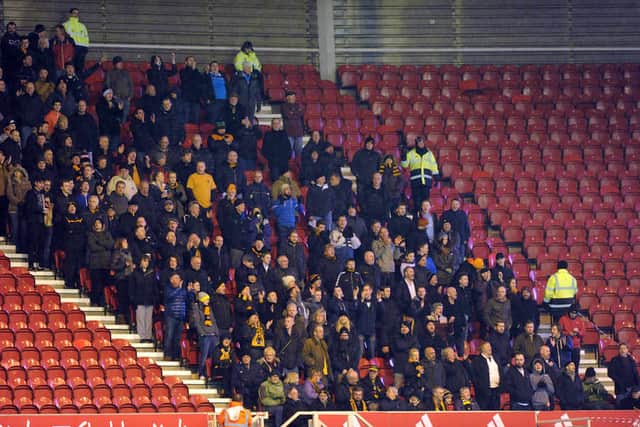 Just 291 went to Middlesbrough - and watched Wolves lose 2-1