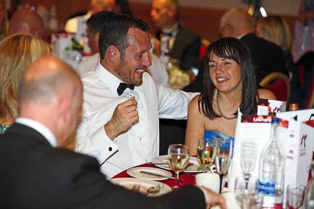 Guests enjoying themselves at the Business Awards