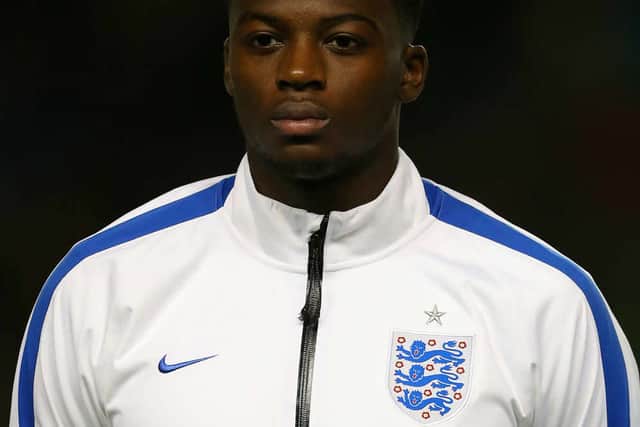 Dominic Iorfa is an England Under-21 regular - but also took part in a training session with Roy Hodgson's senior squad in September