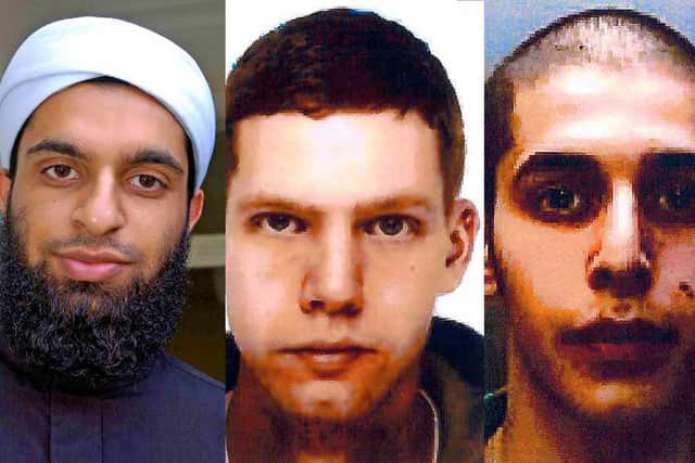 Left to right: Sajid Aslam, Jacob Petty, and Isaiah Siadatan are all believed to have joined ISIS