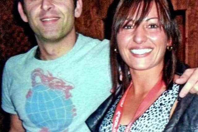 Family ties – cousins Ronnie O'Sullivan and Maria Catalano.