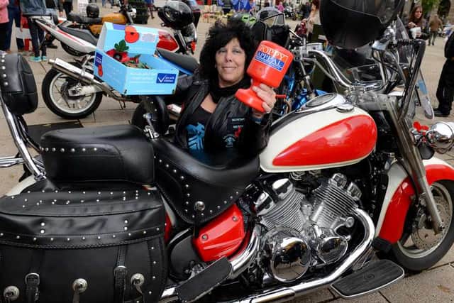 Mandy Last from the Oxleathers does her bit