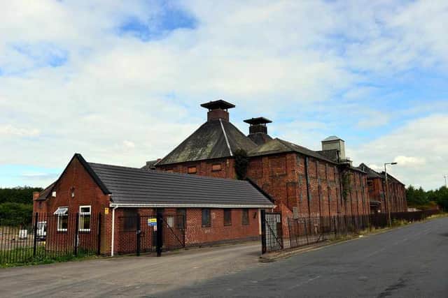 The former Langley Maltings building in Western Road, Oldbury
