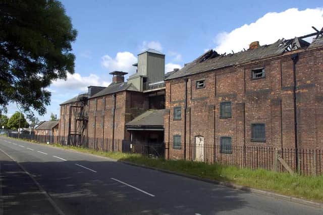 The former Langley Maltings building in Western Road, Oldbury