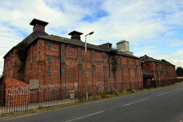 The former Langley Maltings building in Western Road, Oldbury
