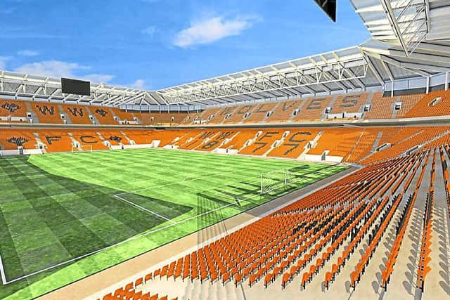 £40m plans to expand Molineux to 37,000 seats, unveiled in 2010, are on the back burner