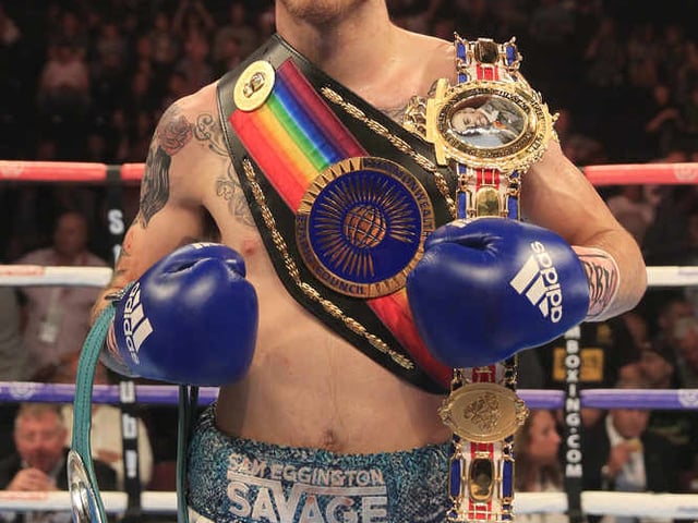 Fighting champion - Sam Eggington could not have picked a harder first defence of the British title.