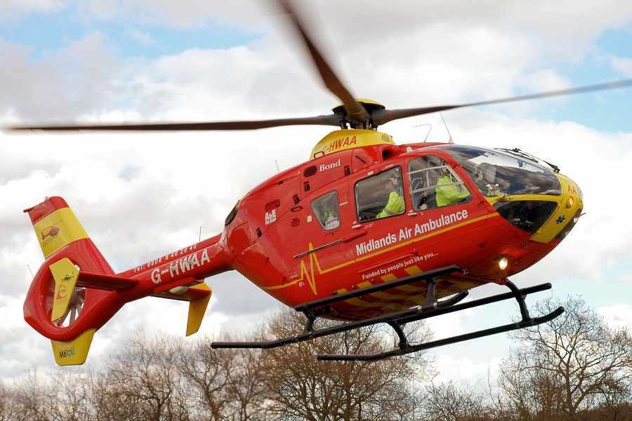 Man airlifted to hospital with serious injuries after becoming stuck ...