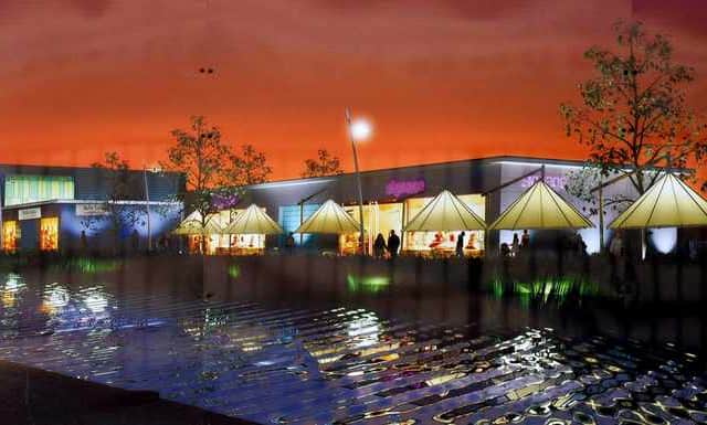 An artist's impression of the development