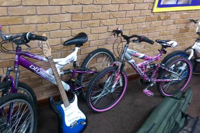 Stolen bikes and a guitar