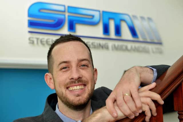 Success – former apprentice Michael Freeth