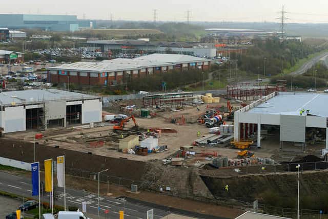 Work is underway at the Orbital Retail Park, Cannock