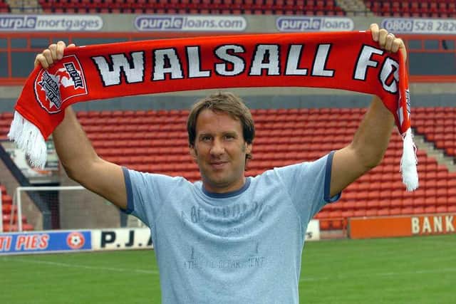 Paul Merson when he arrived at Walsall.