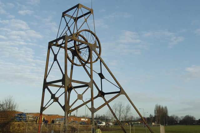 The new mining memorial in Walsall Wood, just off Coppice Road