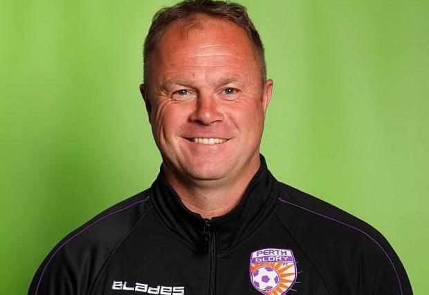 Down under - Jonathan Gould during his time on the coaching staff on A-League side Perth Glory.