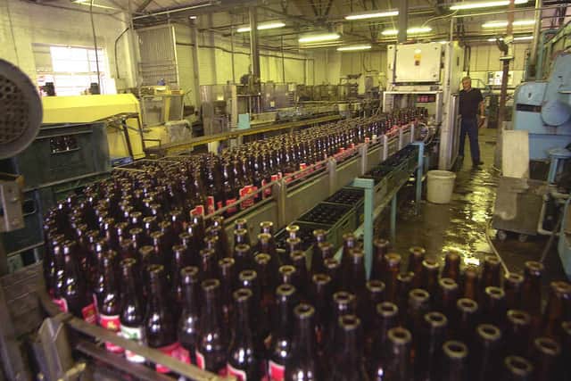 All hale the ale – the bottling plant at Woodsetton