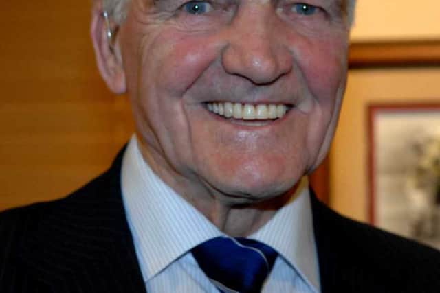 Albert McPherson, attending the '75/76 Promotion Celebration Dinner, at The Hawthorns.