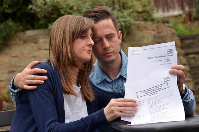 In September 2012, Mrs Edwards went for further tests. It was then medical experts told the couple their only option was to try IVF