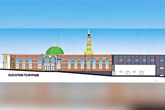 The plans for the mosque in Dudley