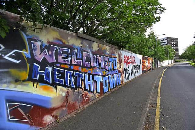 A graffiti mural to Goldie has been painted in Heath Town, where he grew up