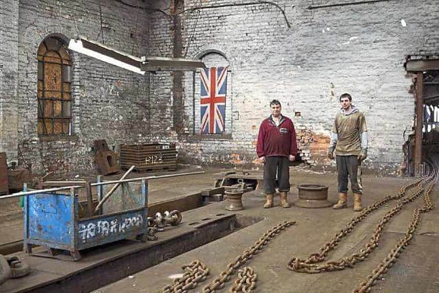 Photographer Martin Parr is compiling a record of modern life in the Black Country. This is Brian and Ross Cartwright of Griffin Woodhouse chain makers in Cradley Heath.