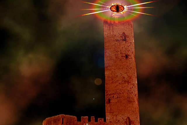 The Black Country inspired Mordor. This is Dudley Castle, as it would look were it really Sauron's home Barud Dur.