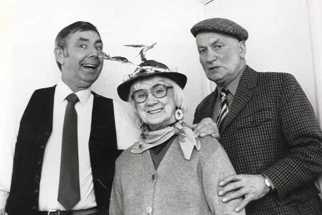 Tommy Mundon, Dolly Allen and Harry Harrison.