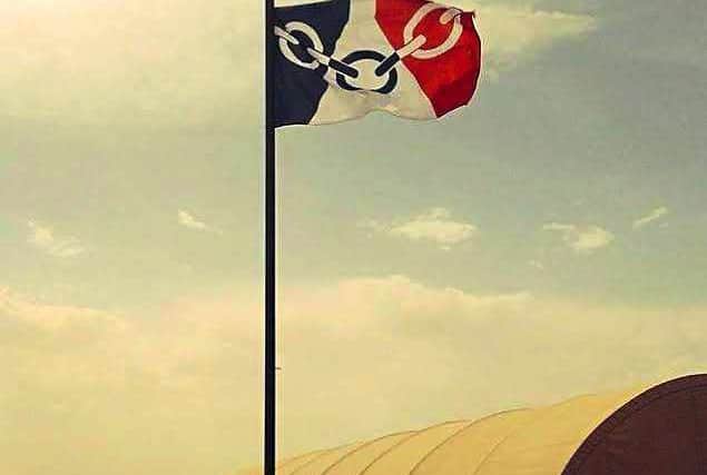 The flag flies high in Afghanistan