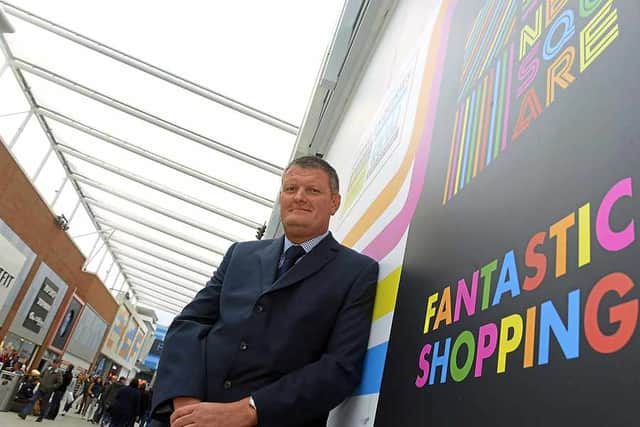 New Square Shopping Centre manager Steve Burr.