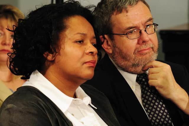 Councillor Yvonne Mosquito pictured with Mr Jones in 2012.