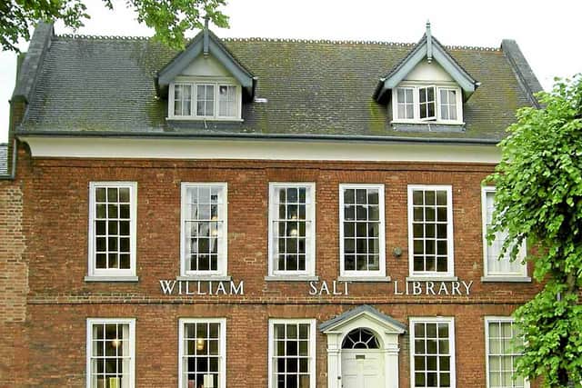The William Salt Library in Stafford, which faces closure